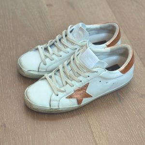 GOLDEN GOOSE super star rose gold size 39!